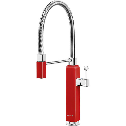 Smeg Bateria, 50s, czerwony MDF50RD