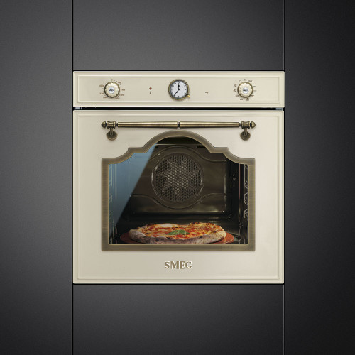 Smeg Piekarnik, 60 cm, Cortina, kremowy SFP750POPZ