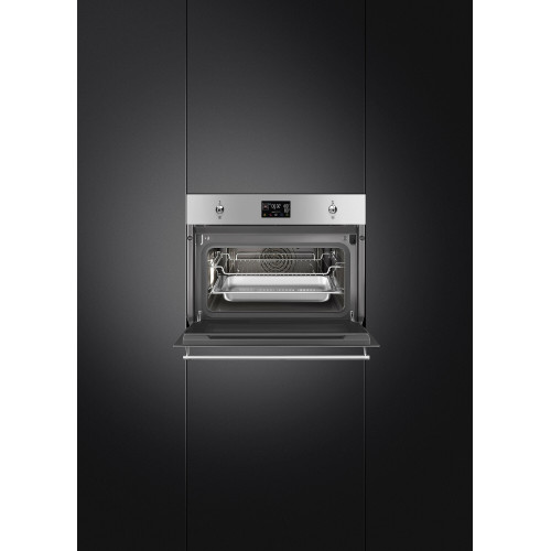 Smeg Urządz. kompak., steam100, Classica SO4302S3X
