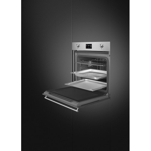 Smeg Piekarnik, steam100, Classica SO6302S3PX