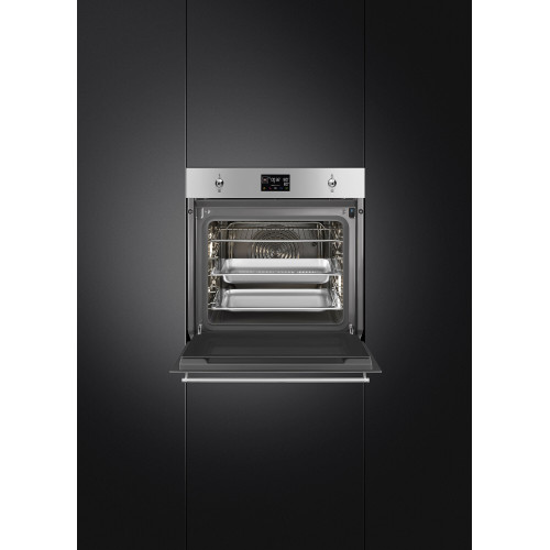 Smeg Piekarnik, steam100, Classica SO6302S3PX