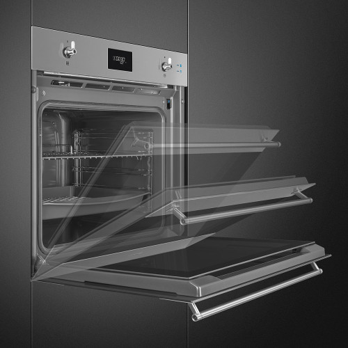 Smeg Piekarnik, 60 cm, Classica SOP6301S2X