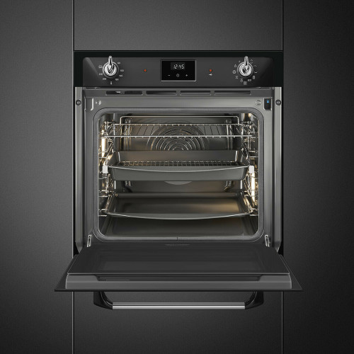 Smeg Piekarnik, 60 cm, Victoria, czarny SOP6900TN