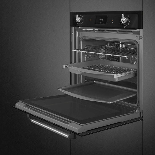 Smeg Piekarnik, 60 cm, Victoria, czarny SOP6900TN