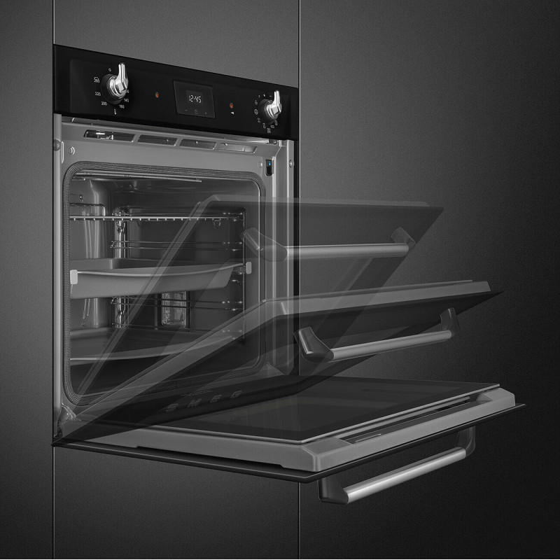 Smeg Piekarnik, 60 cm, Victoria, czarny SOP6900TN