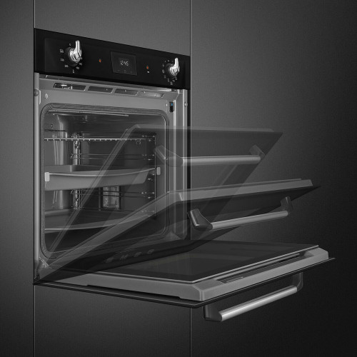 Smeg Piekarnik, 60 cm, Victoria, czarny SOP6900TN