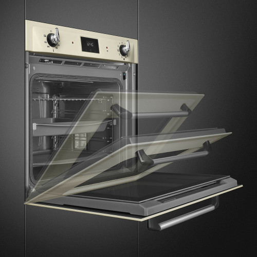 Smeg Piekarnik, 60 cm, Victoria, kremowy SOP6900TP