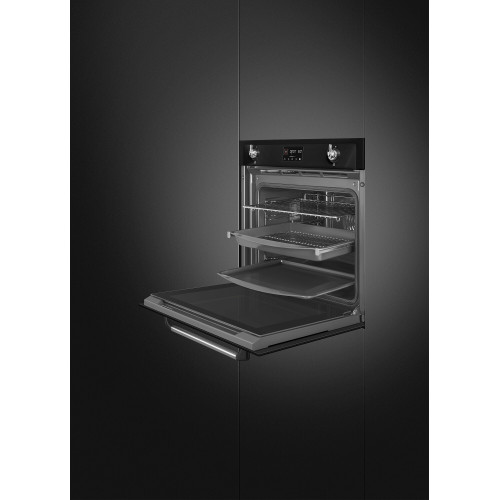 Smeg Piekarnik, 60 cm, Victoria, czarny SOP6902S2PN