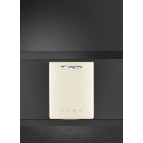 Smeg Zmywarka do naczyń, 60 cm, 50s, kremowy STFABCR3