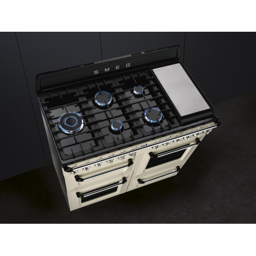 Smeg Kuchnia wolnost, 110cm, Victoria, krem. TR4110P1