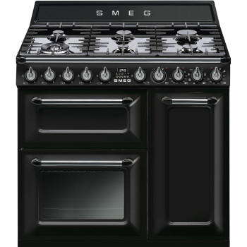 Smeg Kuchnia wolnost., 90cm, Victoria, czarny TR93BL