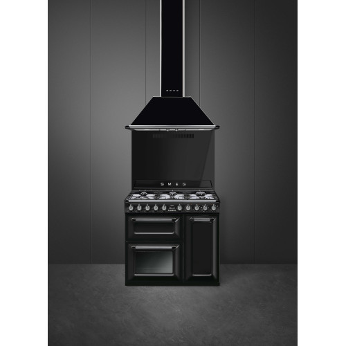 Smeg Kuchnia wolnost., 90cm, Victoria, czarny TR93BL