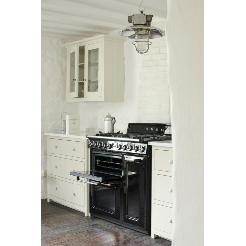 Smeg Kuchnia wolnost., 90cm, Victoria, czarny TR93BL
