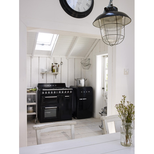 Smeg Kuchnia wolnost., 90cm, Victoria, czarny TR93BL