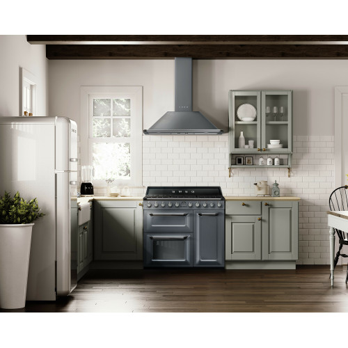 Smeg Kuchnia wolnost., 90cm, Victoria, nieb. TR93GR