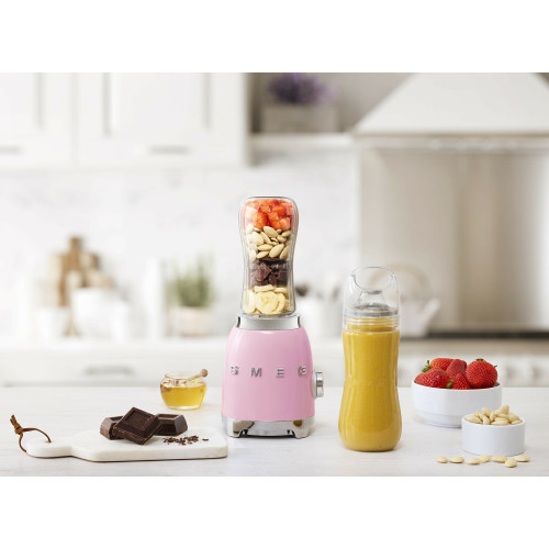 Smeg Blender mini, pastelowy róż PBF01PKEU