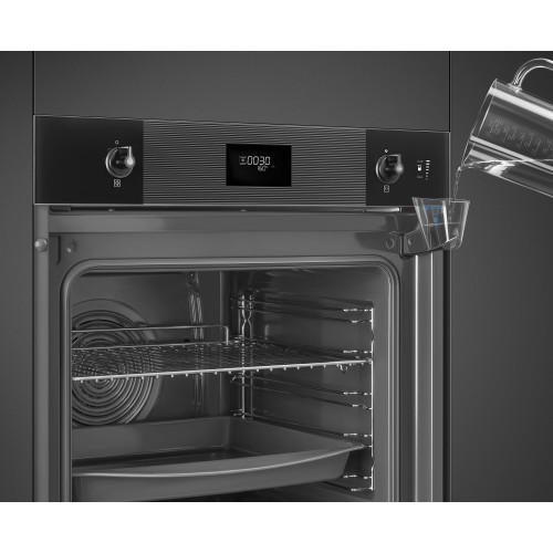 Smeg Piekarnik, steamONE, Linea, czarny SO6101S2B3