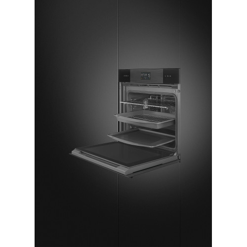 Smeg Piekarnik, 60 cm, Linea, czarny SOP6102S2PB3
