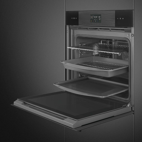 Smeg Piekarnik, 60 cm, Linea, czarny SOP6102S2PB3
