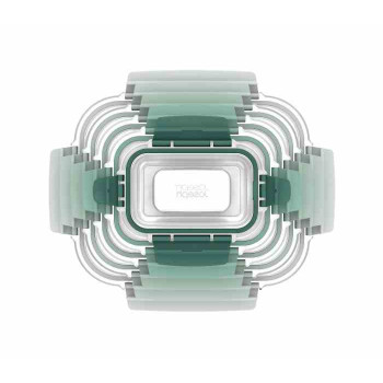 JJ-Zestaw 5 pojemników, Nest™ Lock Sage