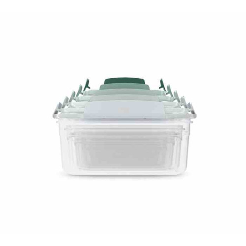 JJ-Zestaw 5 pojemników, Nest™ Lock Sage