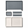 OXO-Organizer regulowany do szuflad L szaryGoodGri