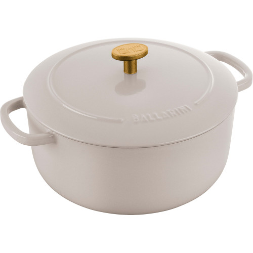 Ballarini - Garnek żeliwny okrągły Ballarini Bellamonte - 3 ltr, Kość słoniowa
