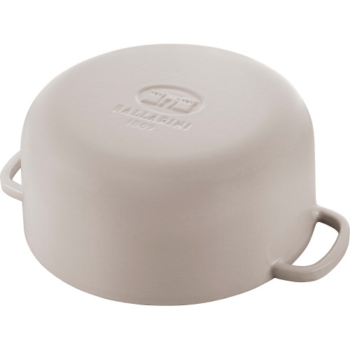 Ballarini - Garnek żeliwny okrągły Ballarini Bellamonte - 3 ltr, Kość słoniowa