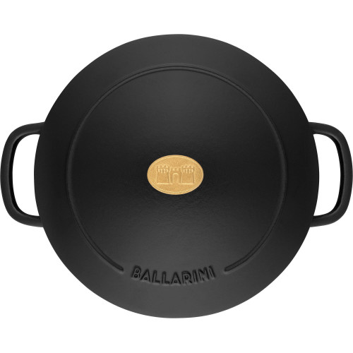 Ballarini - Garnek żeliwny okrągły Ballarini Bellamonte - 4 ltr, Czarny