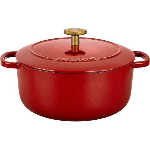 Ballarini - Garnek żeliwny okrągły Ballarini Bellamonte - 4 ltr, Czerwony