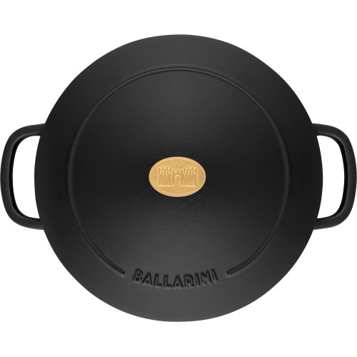 Ballarini - Garnek żeliwny okrągły Ballarini Bellamonte - Czarny, 2.6 ltr
