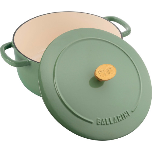 Ballarini - Garnek żeliwny okrągły Ballarini Bellamonte - Zielony, 5.5 ltr