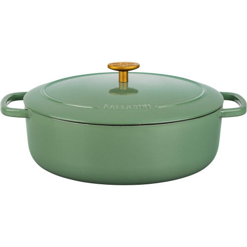 Ballarini - Garnek żeliwny owalny Ballarini Bellamonte - 4.5 ltr, Zielony
