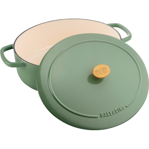 Ballarini - Garnek żeliwny owalny Ballarini Bellamonte - 4.5 ltr, Zielony