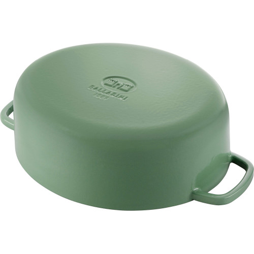Ballarini - Garnek żeliwny owalny Ballarini Bellamonte - 4.5 ltr, Zielony