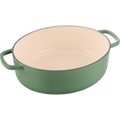 Ballarini - Garnek żeliwny owalny Ballarini Bellamonte - 4.5 ltr, Zielony
