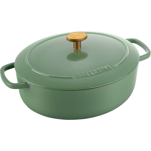 Ballarini - Garnek żeliwny owalny Ballarini Bellamonte - Zielony, 2.2 ltr