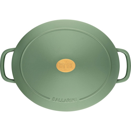 Ballarini - Garnek żeliwny owalny Ballarini Bellamonte - Zielony, 2.2 ltr