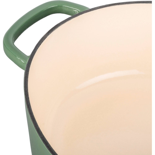 Ballarini - Garnek żeliwny owalny Ballarini Bellamonte - Zielony, 5.5 ltr