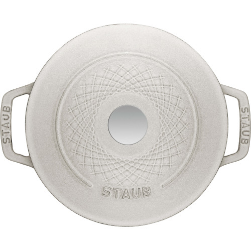 Staub - Garnek żeliwny okrągły Staub - 2.3 ltr, Biała trufla