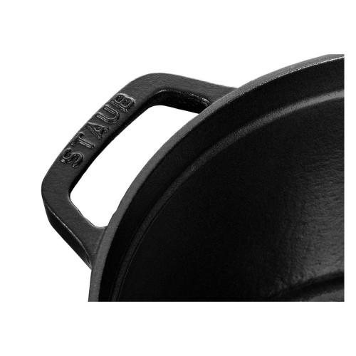 Staub - Garnek żeliwny okrągły wysoki Staub - 4.8 ltr, Czarny