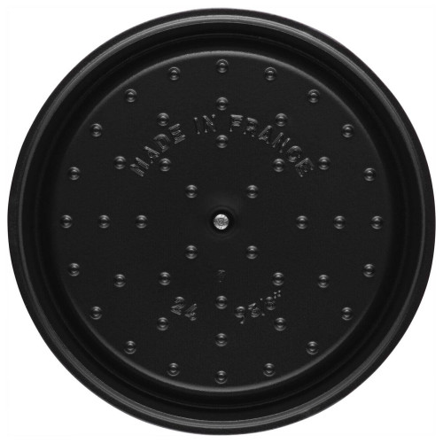 Staub - Garnek żeliwny okrągły wysoki Staub - 4.8 ltr, Czarny
