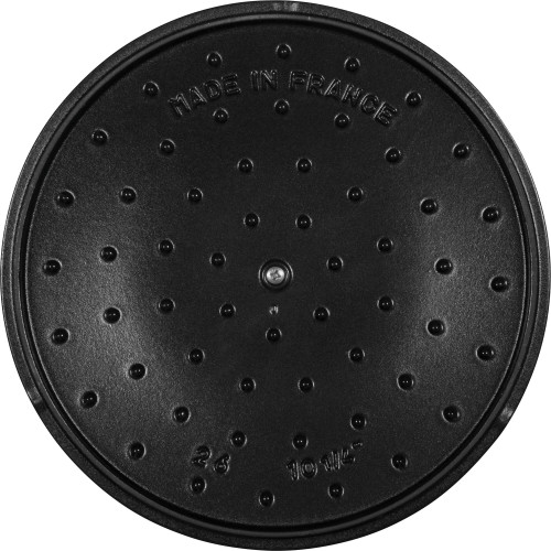 Staub - Zestaw 2 naczyń żeliwnych z pokrywką Staub - 24 cm, Biała trufla