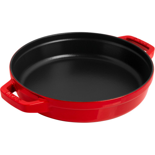 Staub - Zestaw 3 naczyń żeliwnych z pokrywką Staub - 24 cm, Czerwony