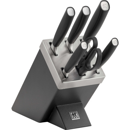 Zwilling - Zestaw 5 noży w bloku samoostrzącym Zwilling All * Star - Srebrny