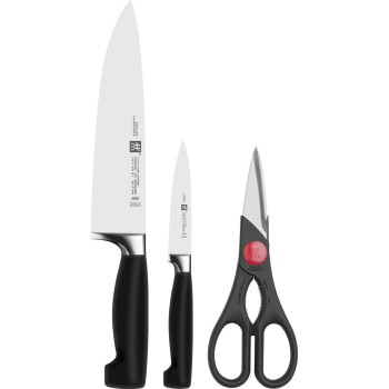 Zwilling - Zestaw 2 noży + nożyczki Zwilling Four Star