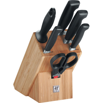 Zwilling - Zestaw 4 noży w bloku bambusowym Zwilling Four Star