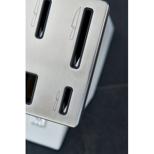 Zwilling - Zestaw 5 noży w bloku samoostrzącym Zwilling Four Star - Biały