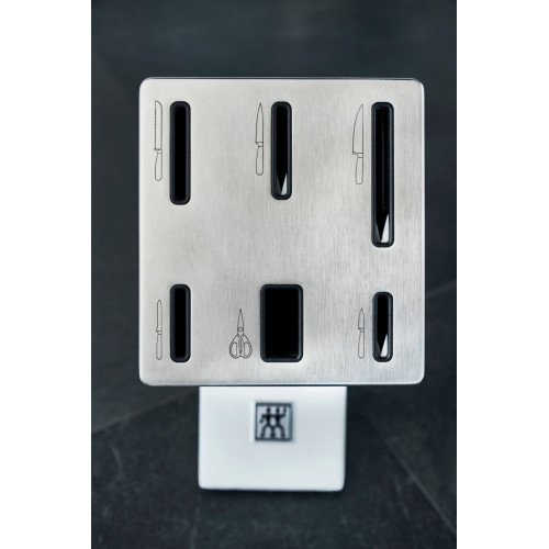 Zwilling - Zestaw 5 noży w bloku samoostrzącym Zwilling Four Star - Biały