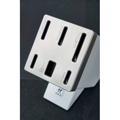 Zwilling - Zestaw 5 noży w bloku samoostrzącym Zwilling Four Star - Biały
